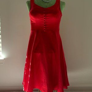 Lady in Red Retro Garden Party Dress